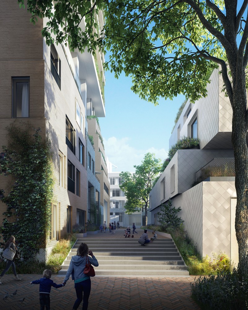 Render Vertical West - corridor