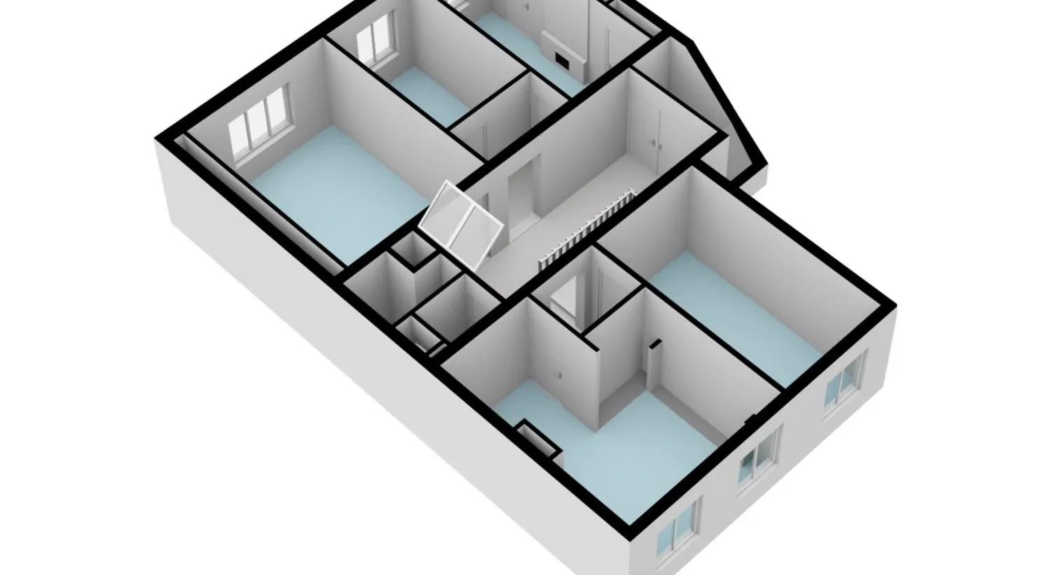 Vondelstraat 108-A - Amsterdam - Eerste verdieping - 3D_1