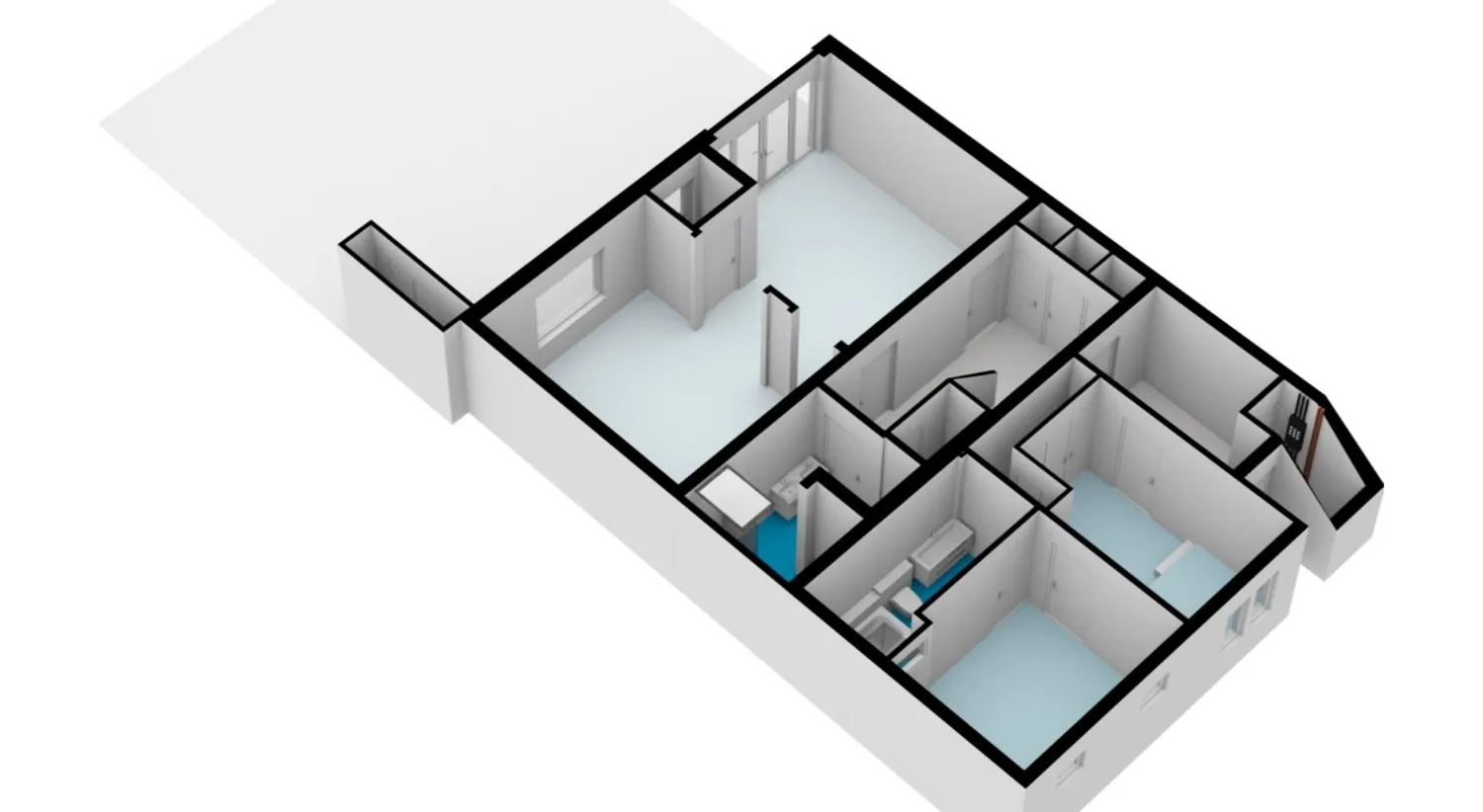 Vondelstraat 108-A - Amsterdam - Begane grond - 3D_1