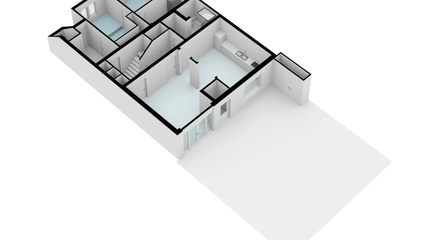 Vondelstraat 108-A - Amsterdam - Begane grond - 3D_2