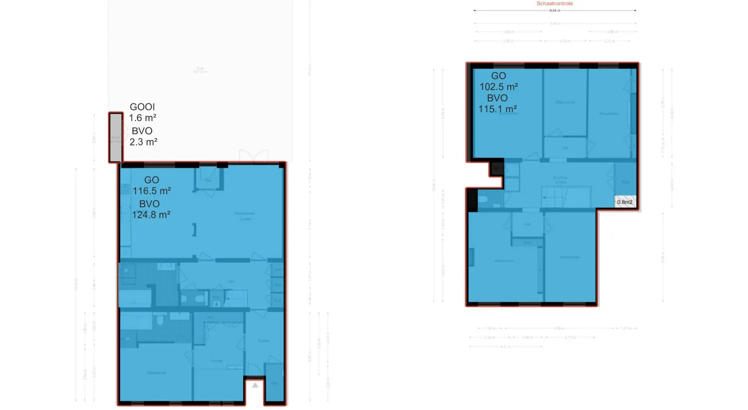 Vondelstraat 108-A - Amsterdam-NEN plattegrond