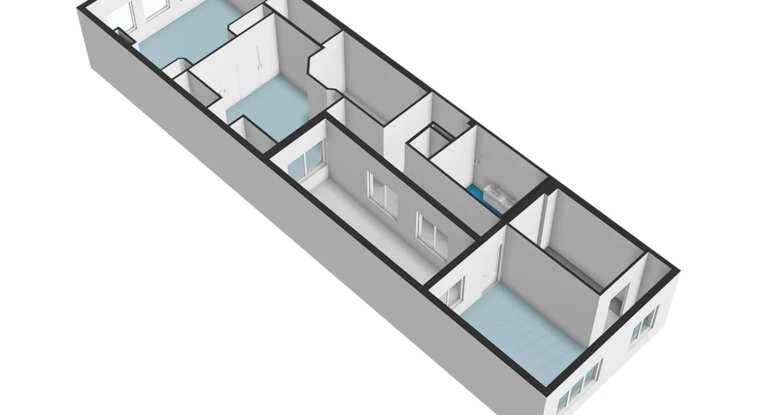 Prinsengracht 514-A - Amsterdam - Eerste verdieping - 3D  _3