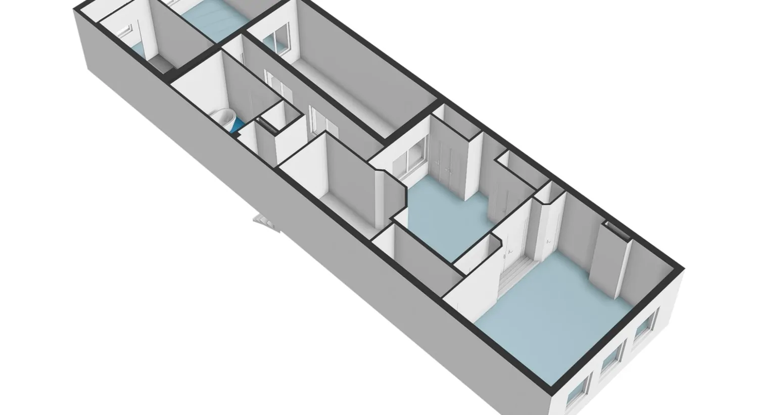 Prinsengracht 514-A - Amsterdam - Eerste verdieping - 3D  _4