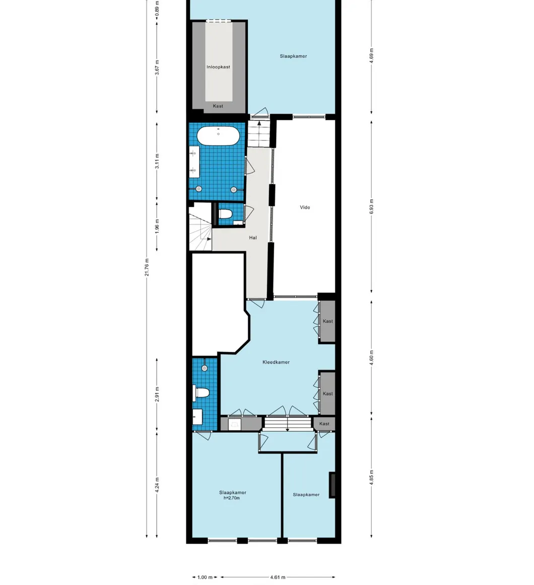 Prinsengracht 514-A - Amsterdam - Eerste verdieping - Alternatief - 2D