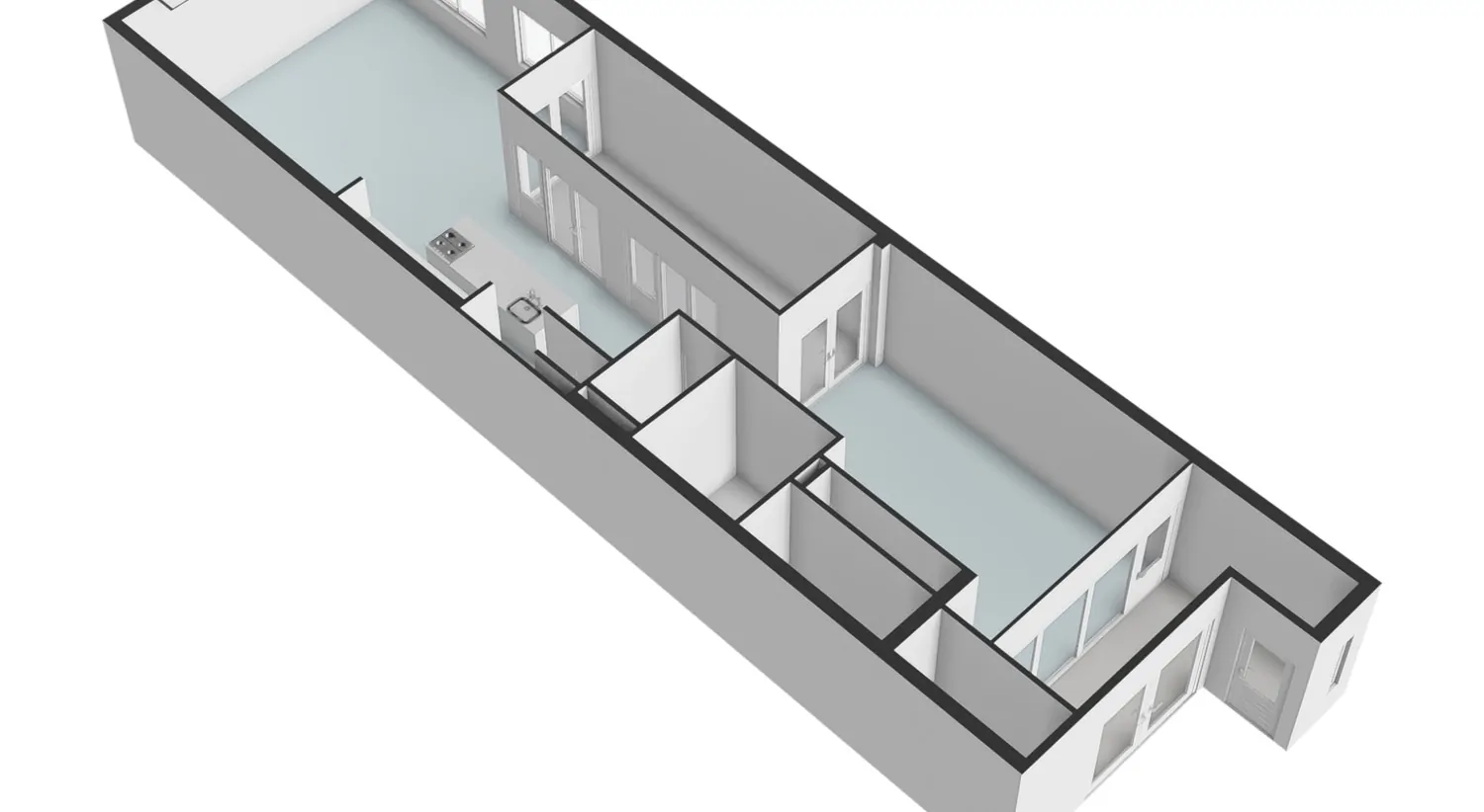 Prinsengracht 514-A - Amsterdam - Begane grond - 3D  _2