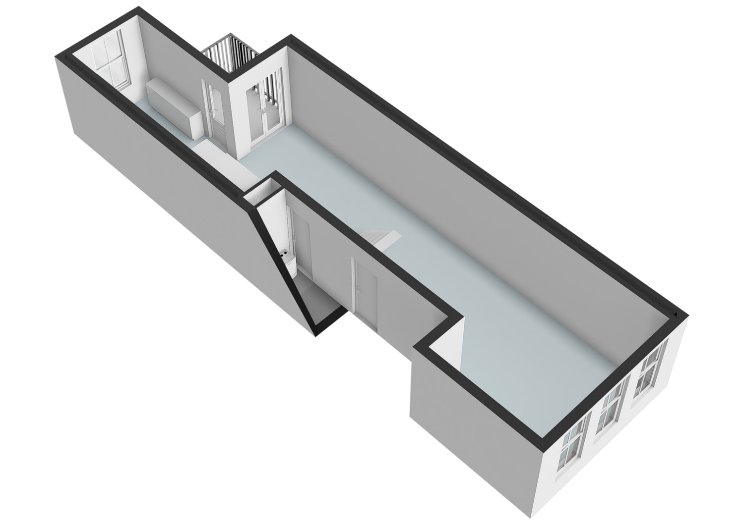 Wilhelminastraat 79-I - Amsterdam - Eerste verdieping - 3D  _2