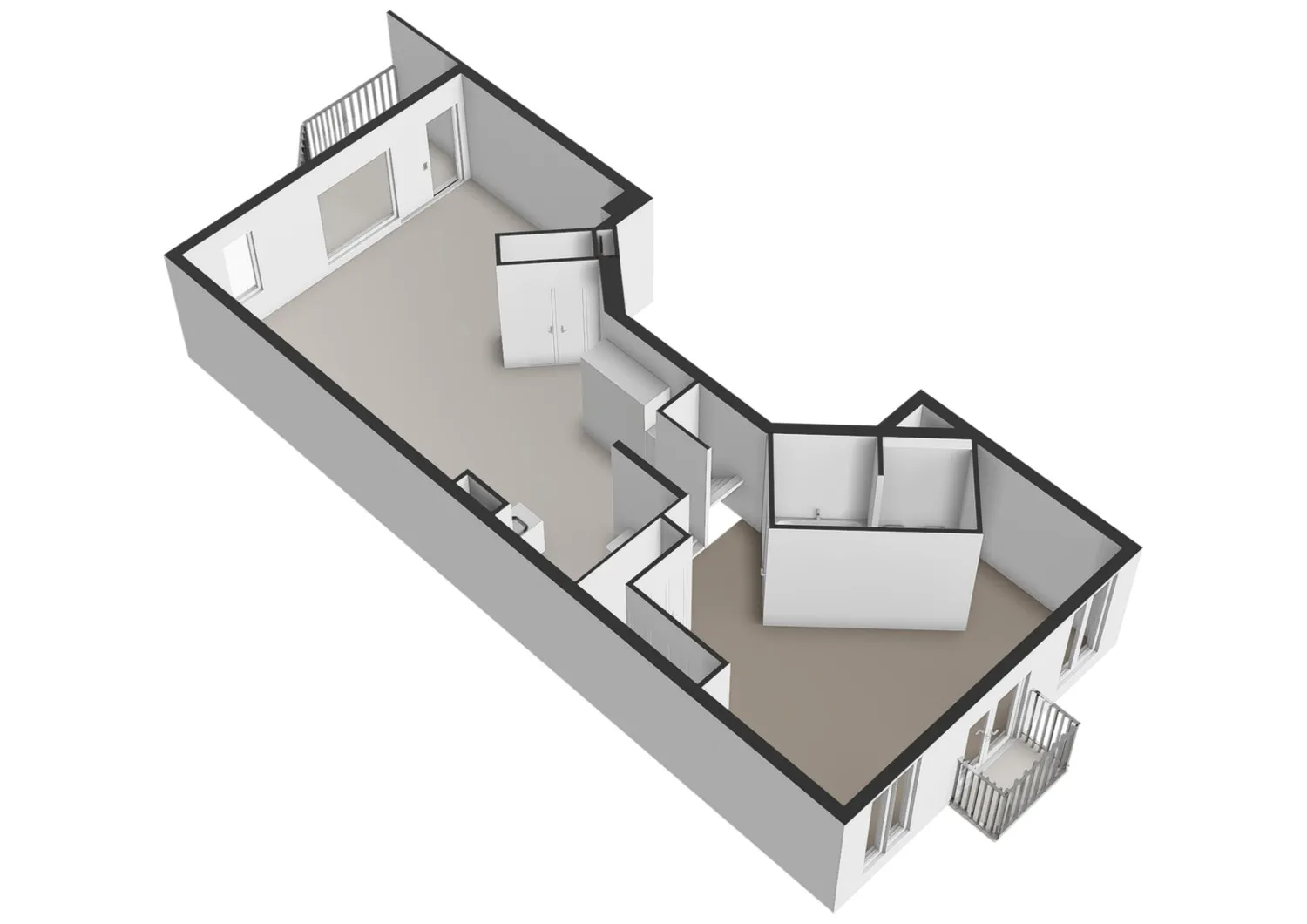 Pieter Cornelisz Hooftstraat 186 - Amsterdam - Eerste verdieping - 3D_2