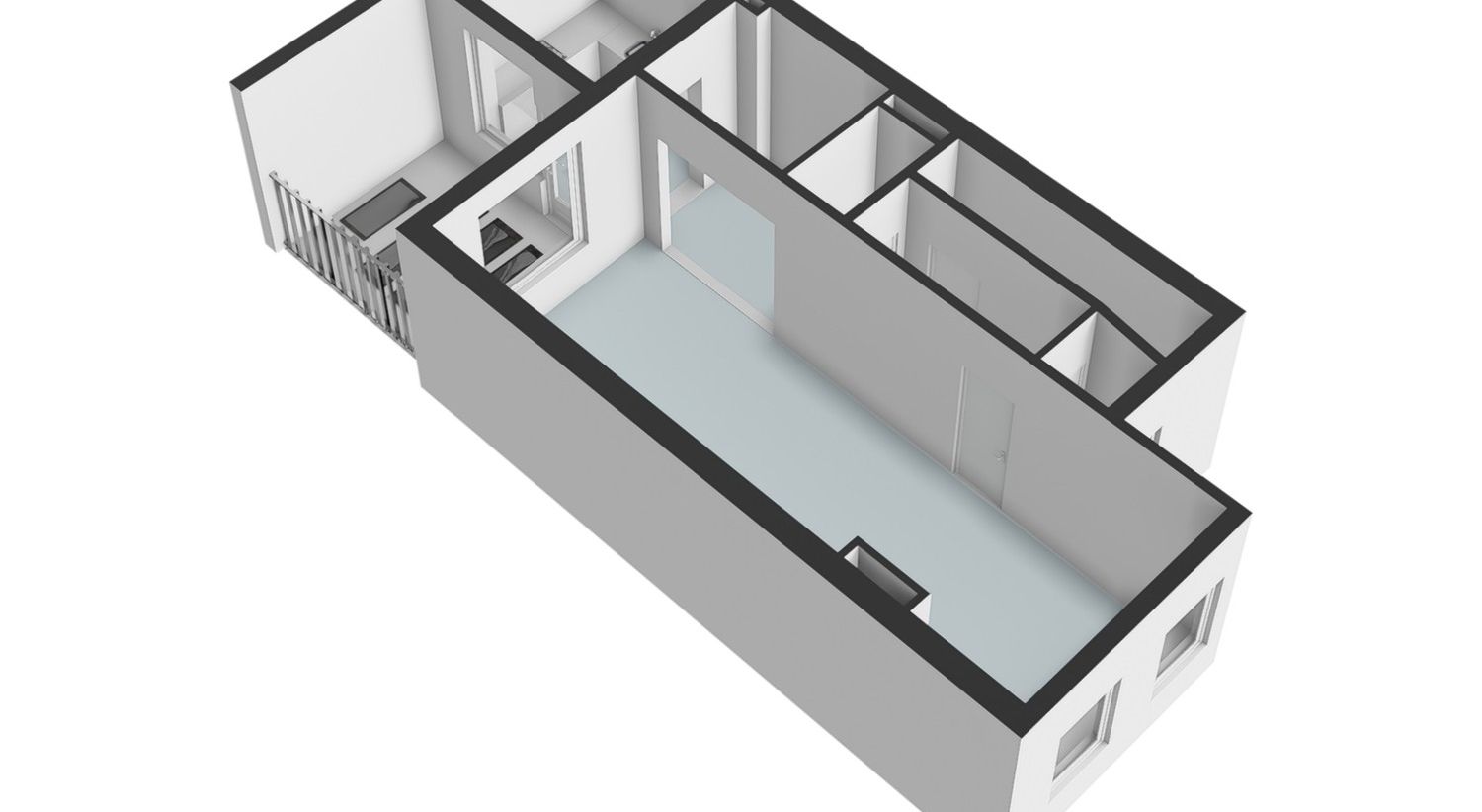 Weteringschans 59-H - Amsterdam - Begane_grond - 3D  _4