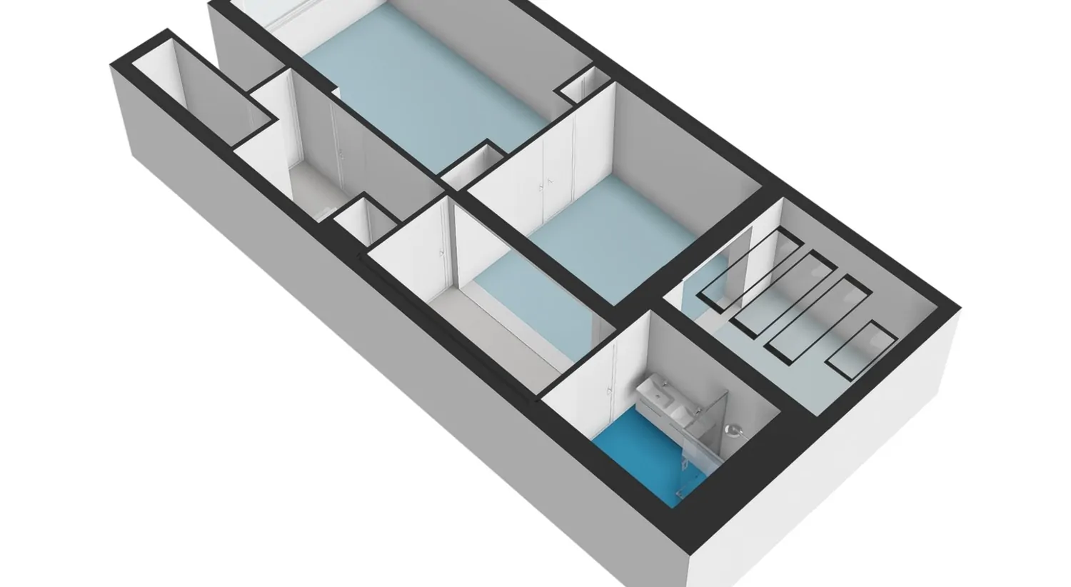 Weteringschans 59-H - Amsterdam - Souterrain - 3D  _1