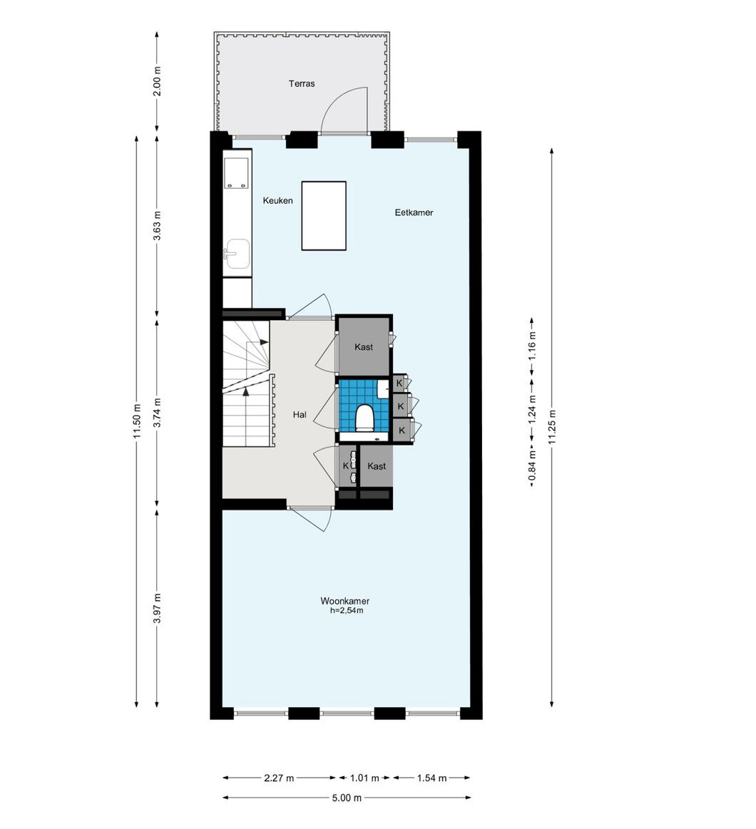 Swammerdamstraat 33-A - Amsterdam - 2e_verdieping - 2D