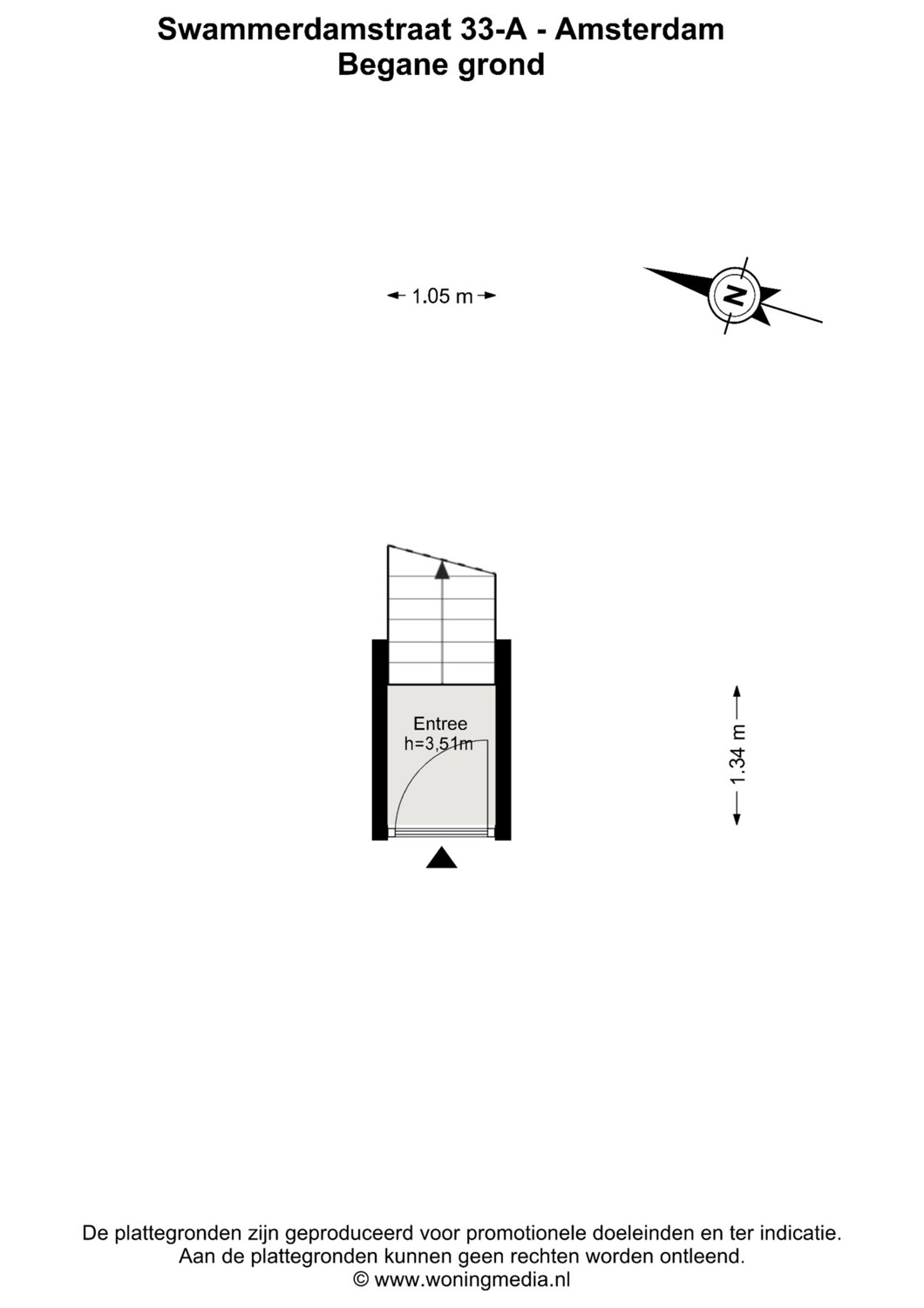 Swammerdamstraat 33-A - Amsterdam - Begane_grond - 2D