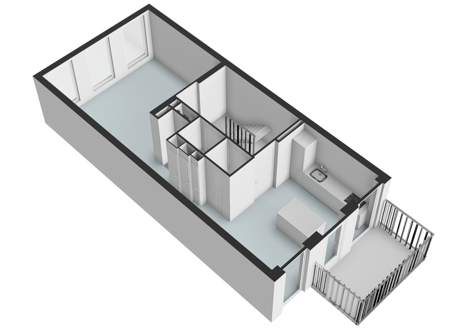 Swammerdamstraat 33-A - Amsterdam - 2e_verdieping - 3D  _1