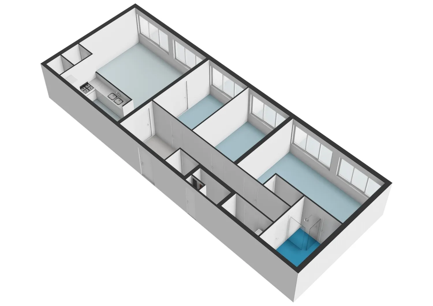 Bellamystraat 372 - amsterdam - Appartement - 3D  _2