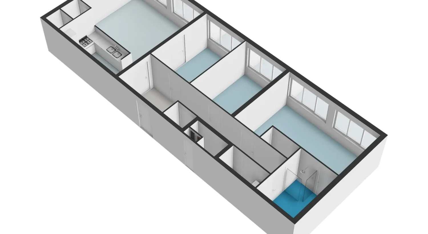 Bellamystraat 372 - amsterdam - Appartement - 3D  _2