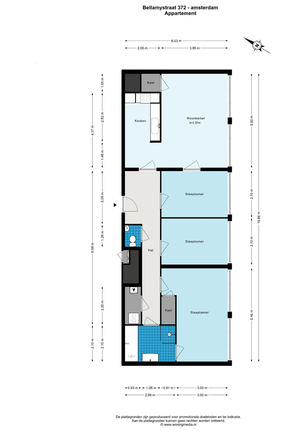 Bellamystraat 372 - amsterdam - Appartement - 2D