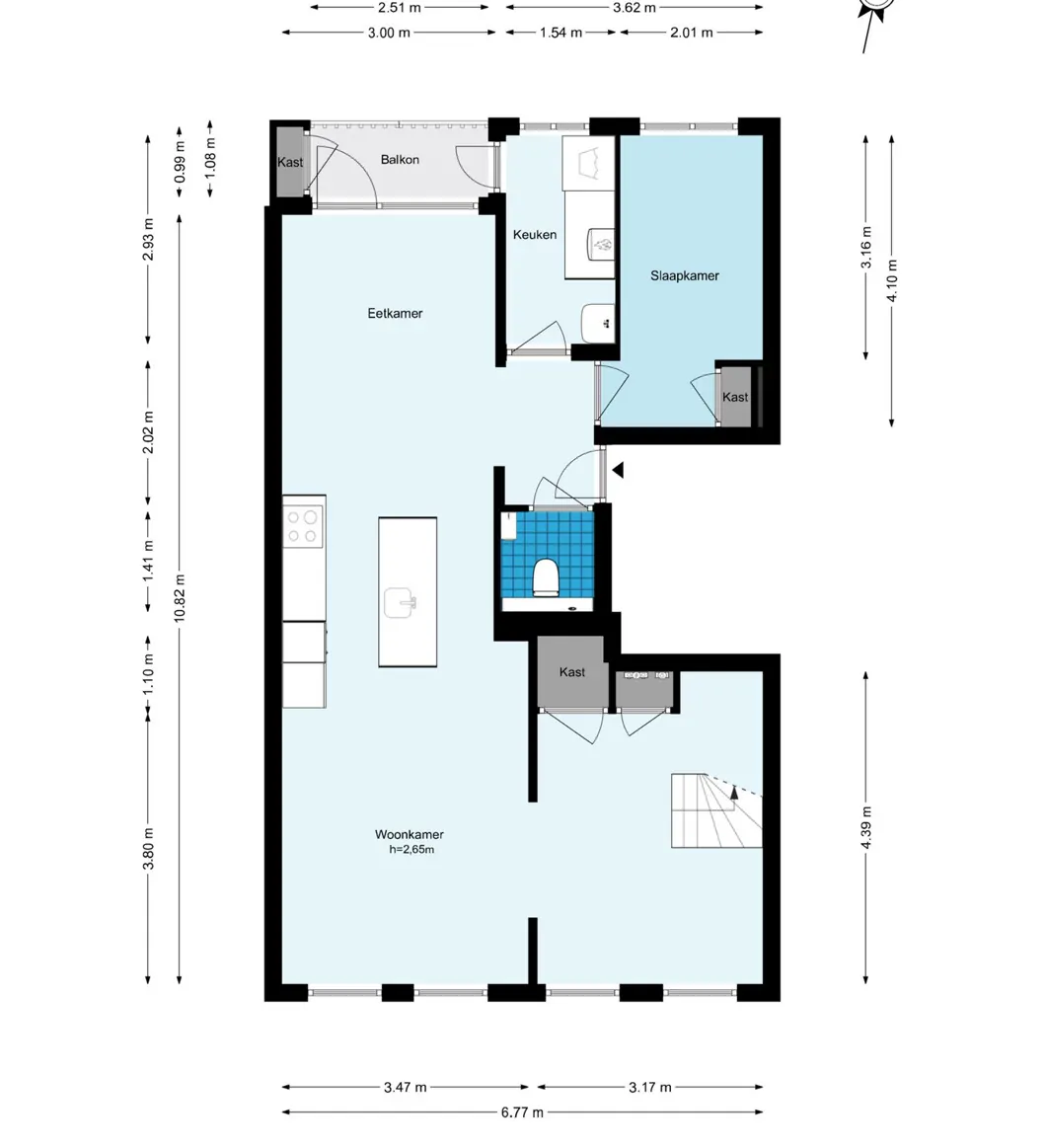 Van Tuyll van Serooskerkenweg 28-3 - Amsterdam - 3e_verdieping - 2D