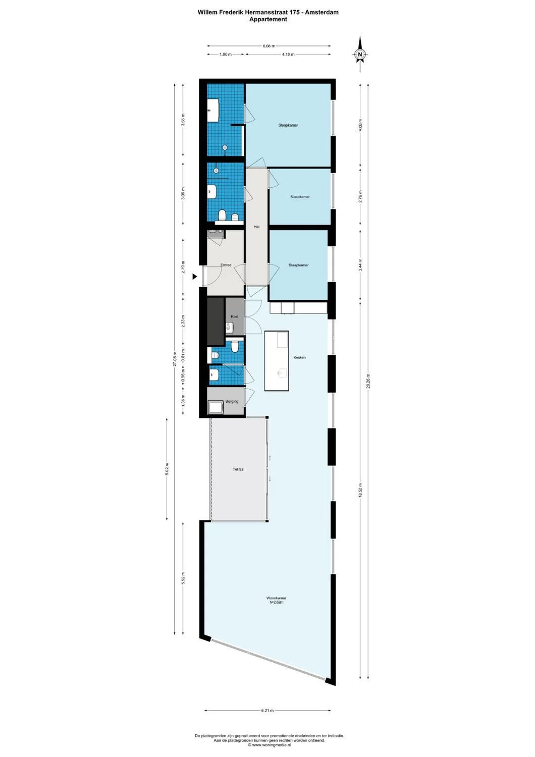 Willem Frederik Hermansstraat 175 - Amsterdam - Appartement - 2D
