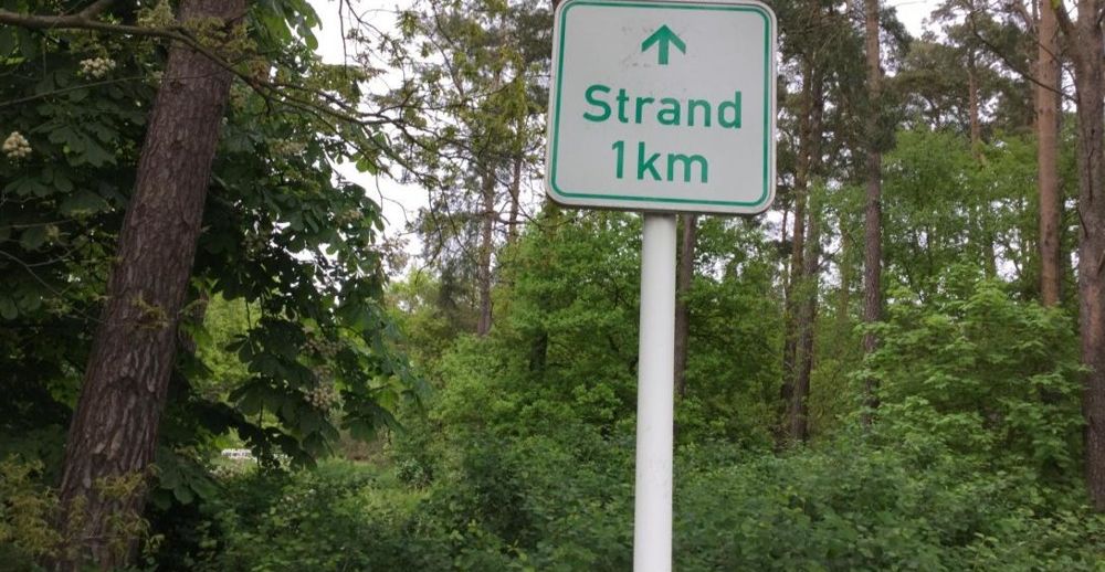 Waldweg zum Strand