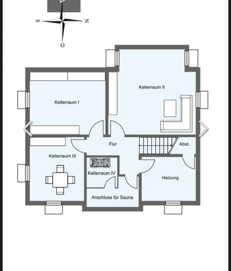 Grundriss UG:Keller