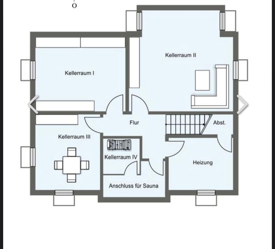 Grundriss UG:Keller