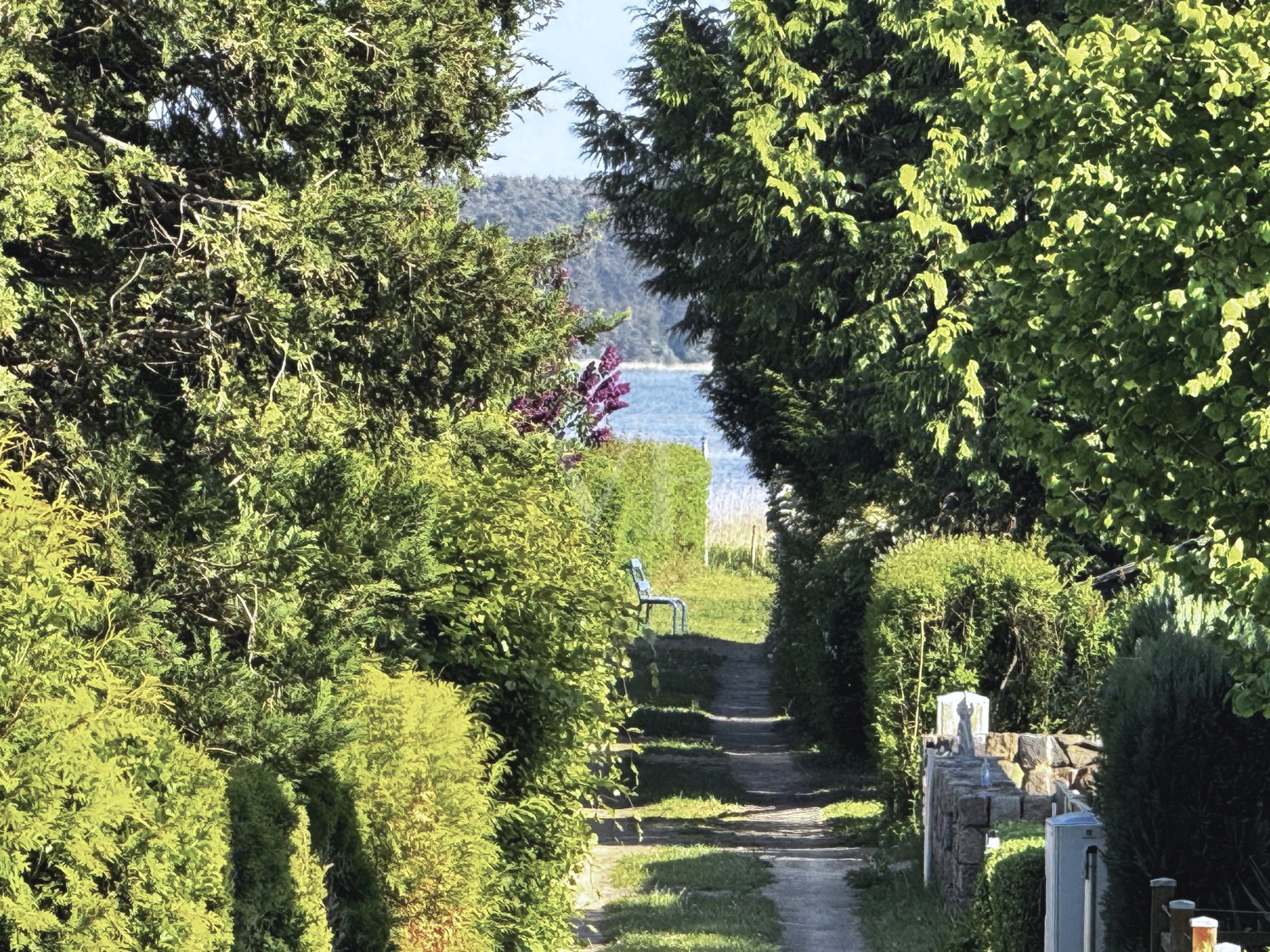 Weg zum Hafen/Badestelle