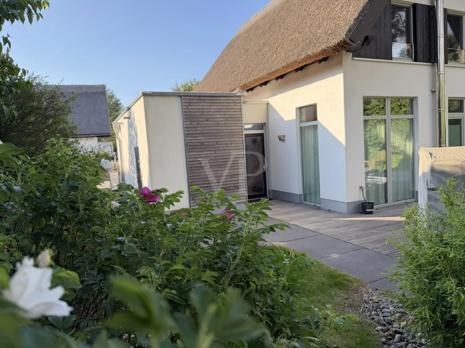 Blick zum Haus