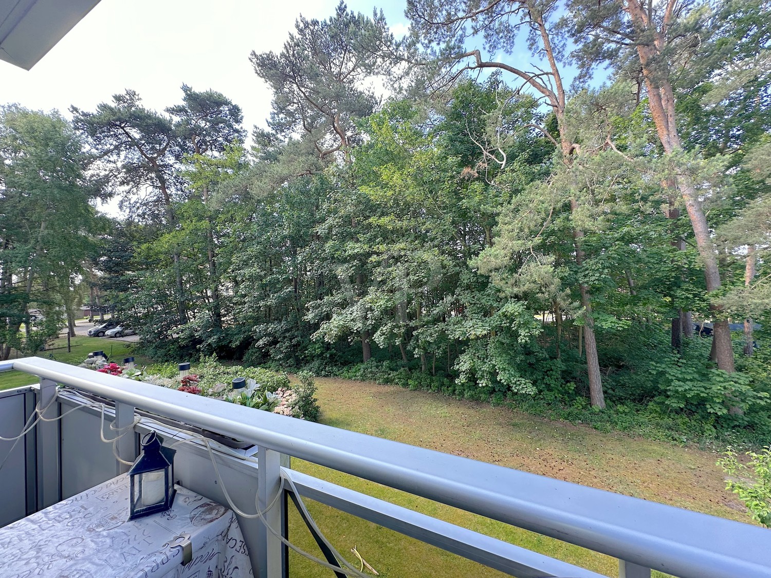 Blick vom Balkon