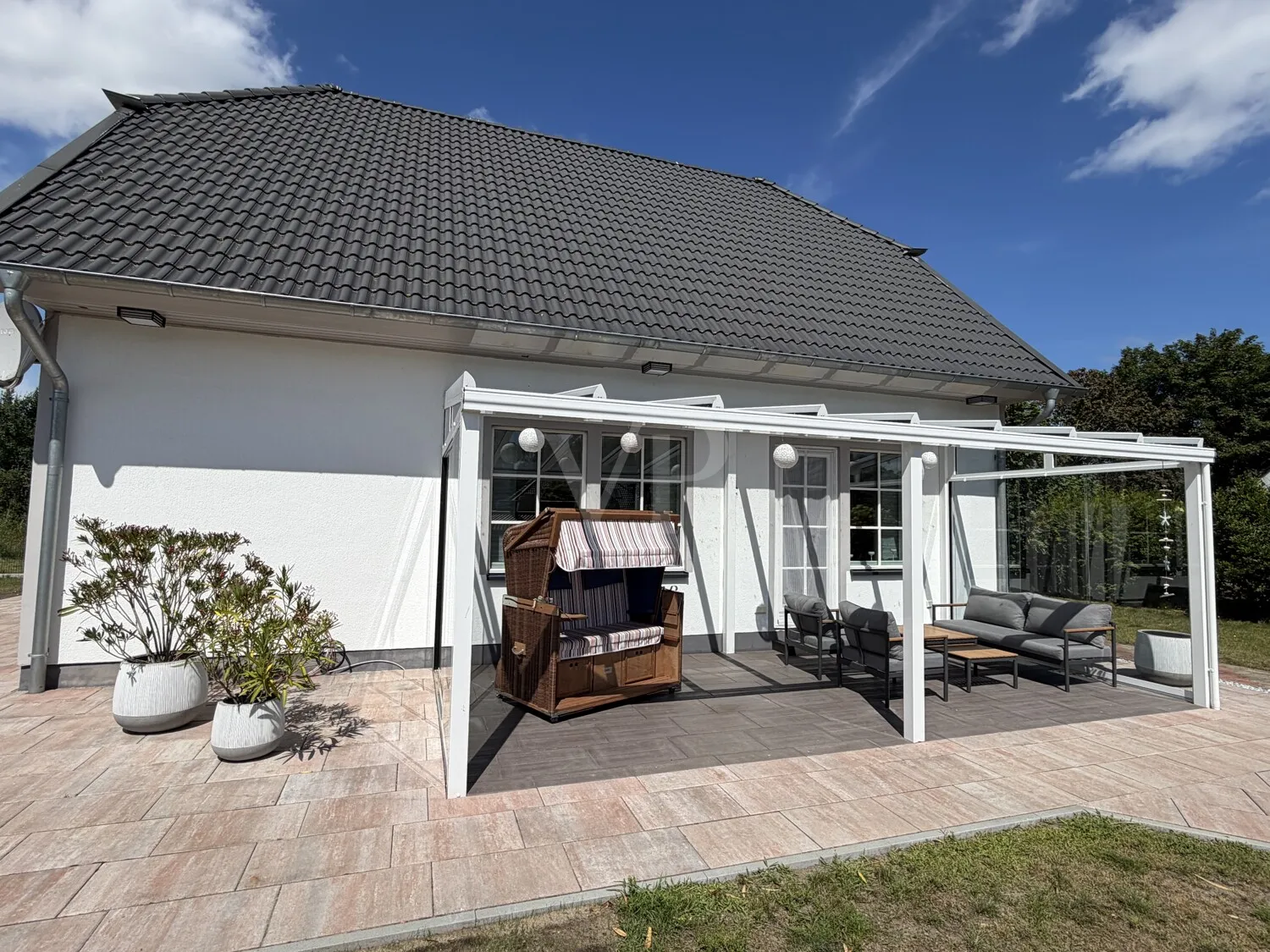 überdachte Terrasse