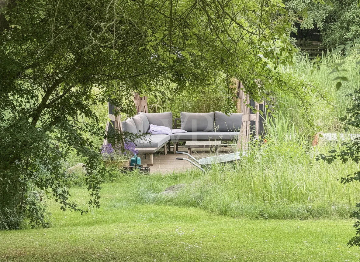 Sitzecke im Garten
