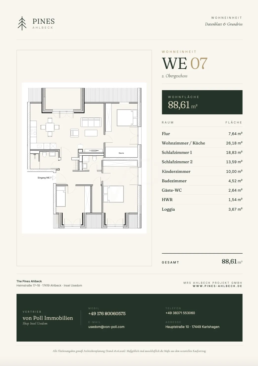 Grundriss Wohnung 7