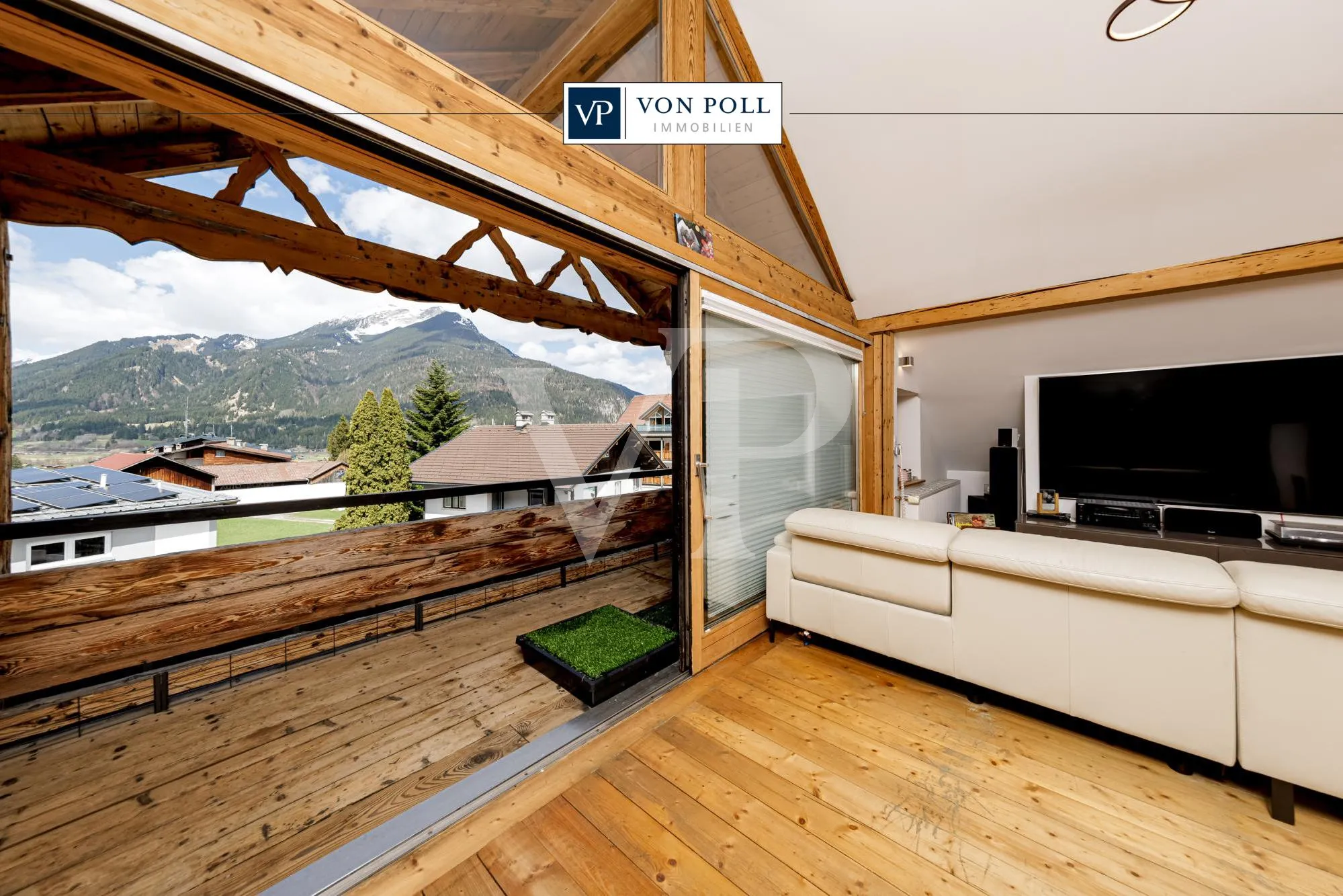 Wohnzimmer mit Blick