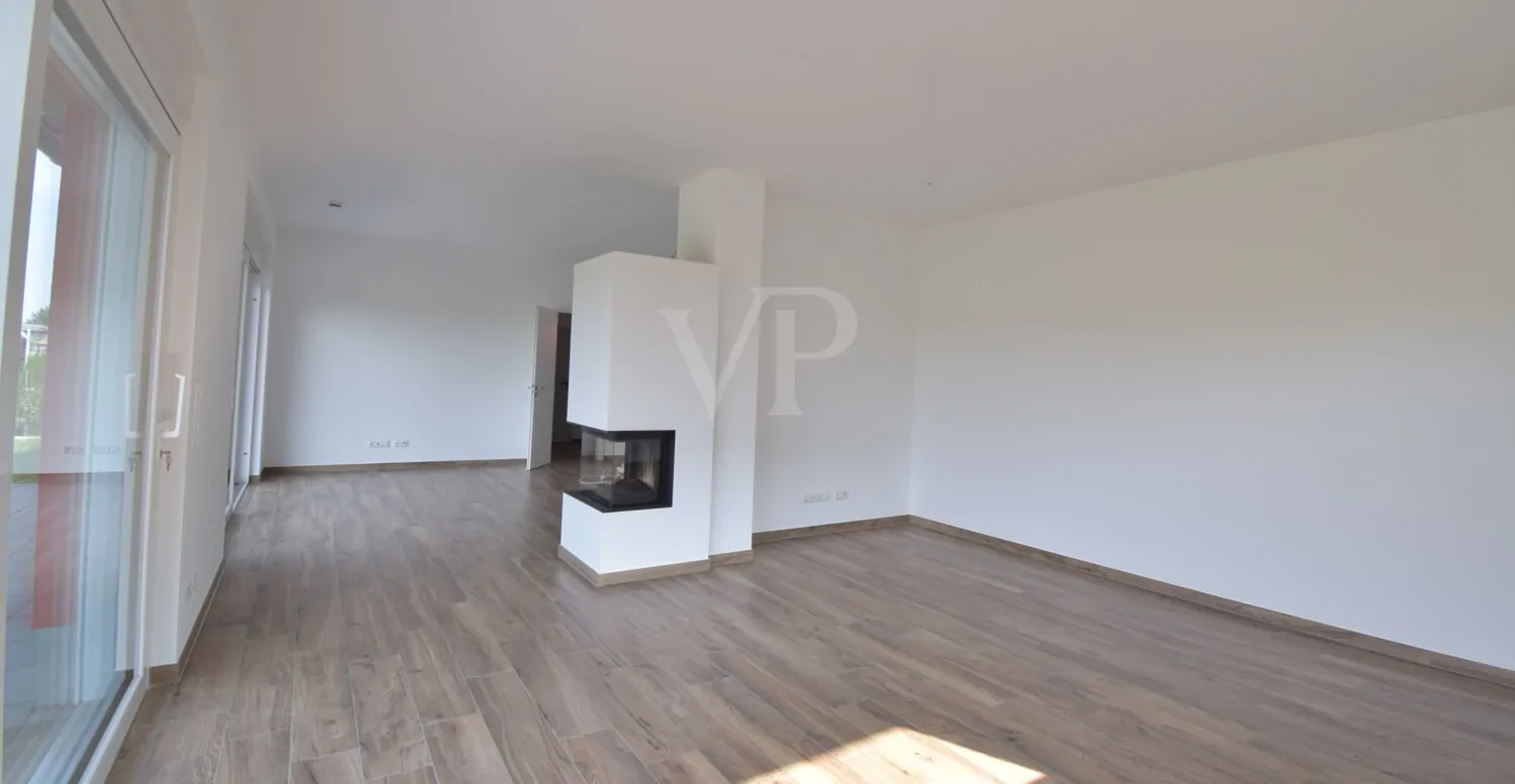 Wohn-Essbereich mit Kamin