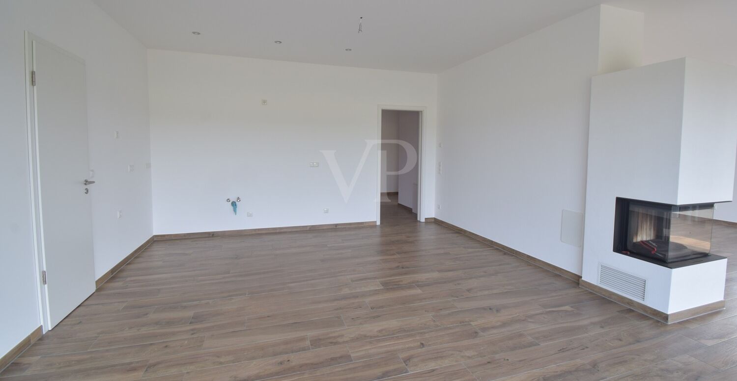 Küche mit Kamin