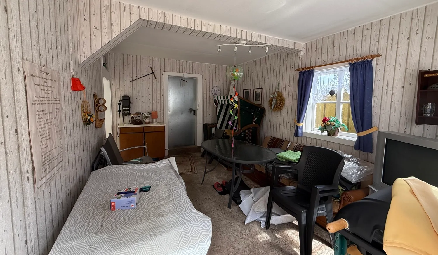 Partyraum im Schuppen