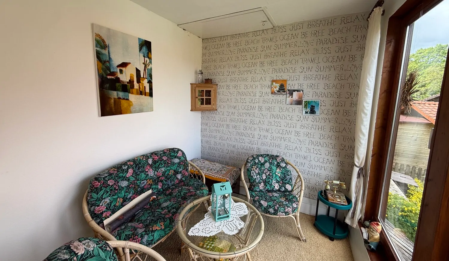 Wintergarten im Schuppen