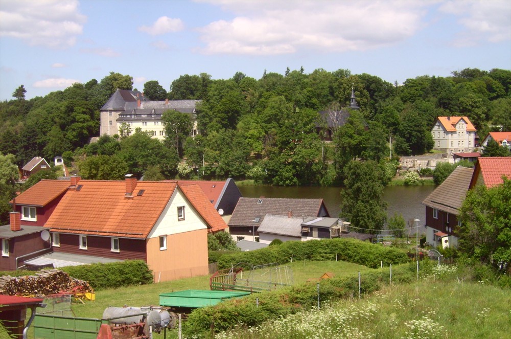 Blick zum Schloss