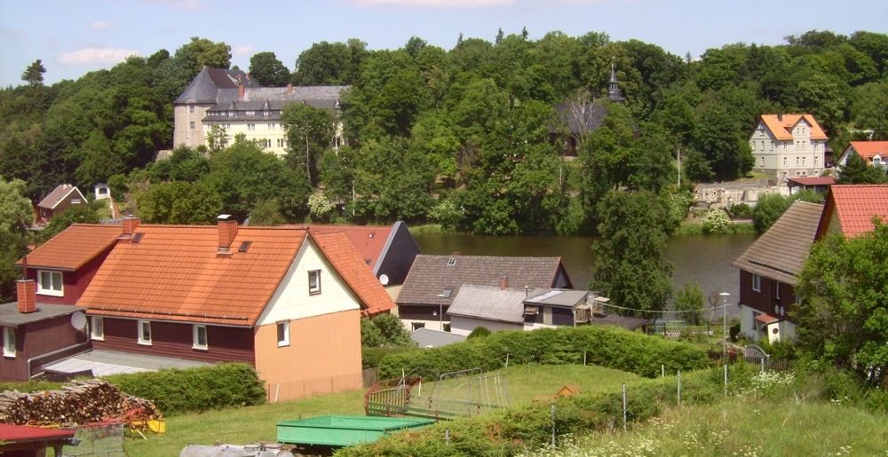 Blick zum Schloss