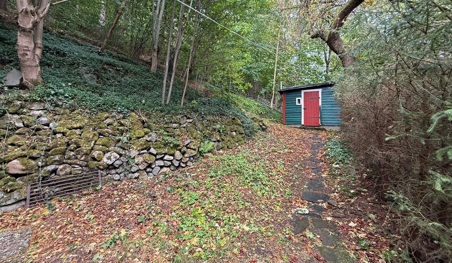 Zugang zum Schuppen