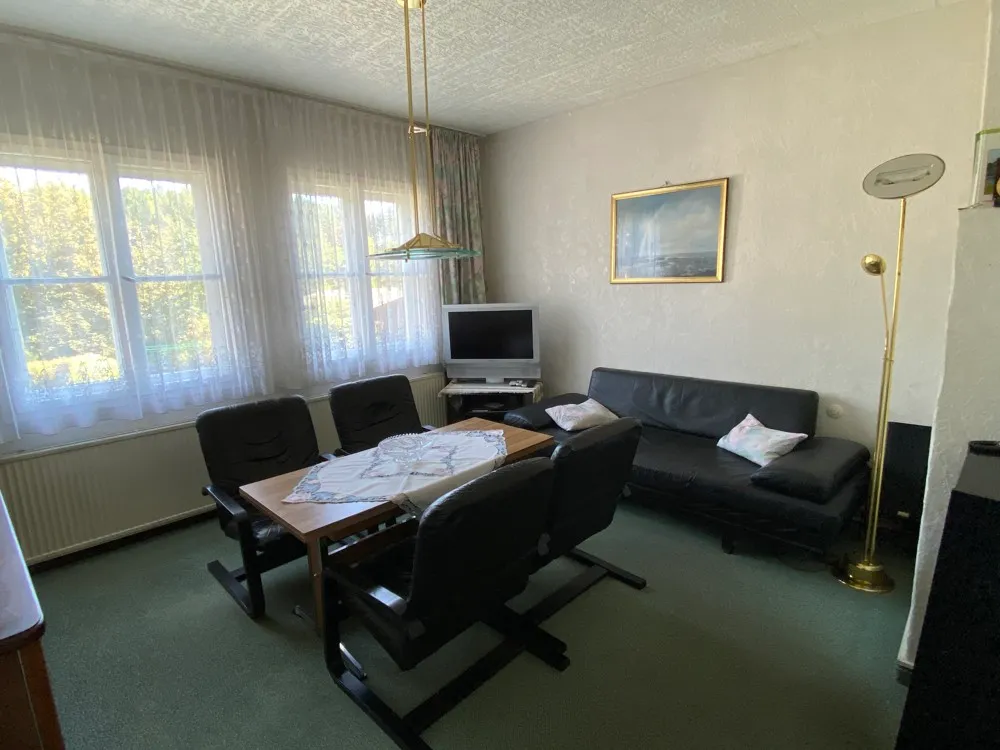 Wohn-Schlafzimmer EG.