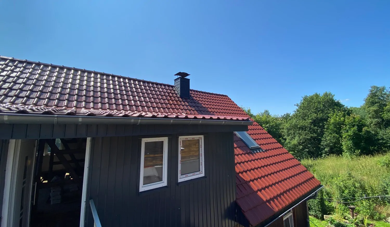 Zuwegung von Garage zum DG