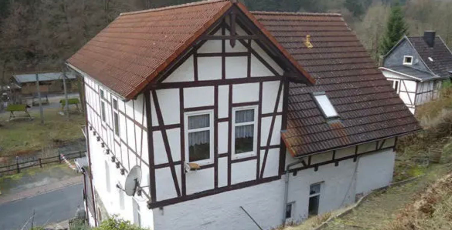 Hausansicht Garten