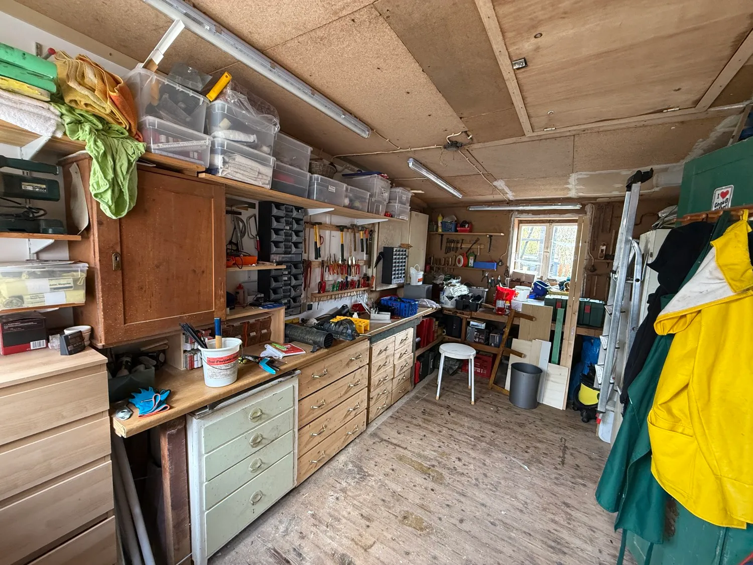 Werkstatt im Schuppen
