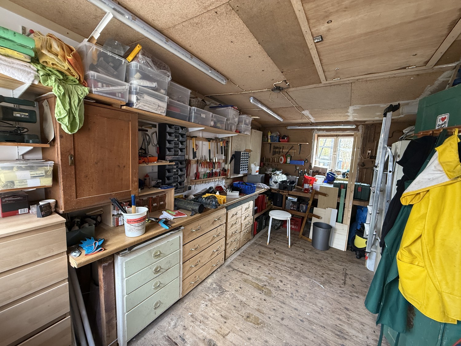 Werkstatt im Schuppen