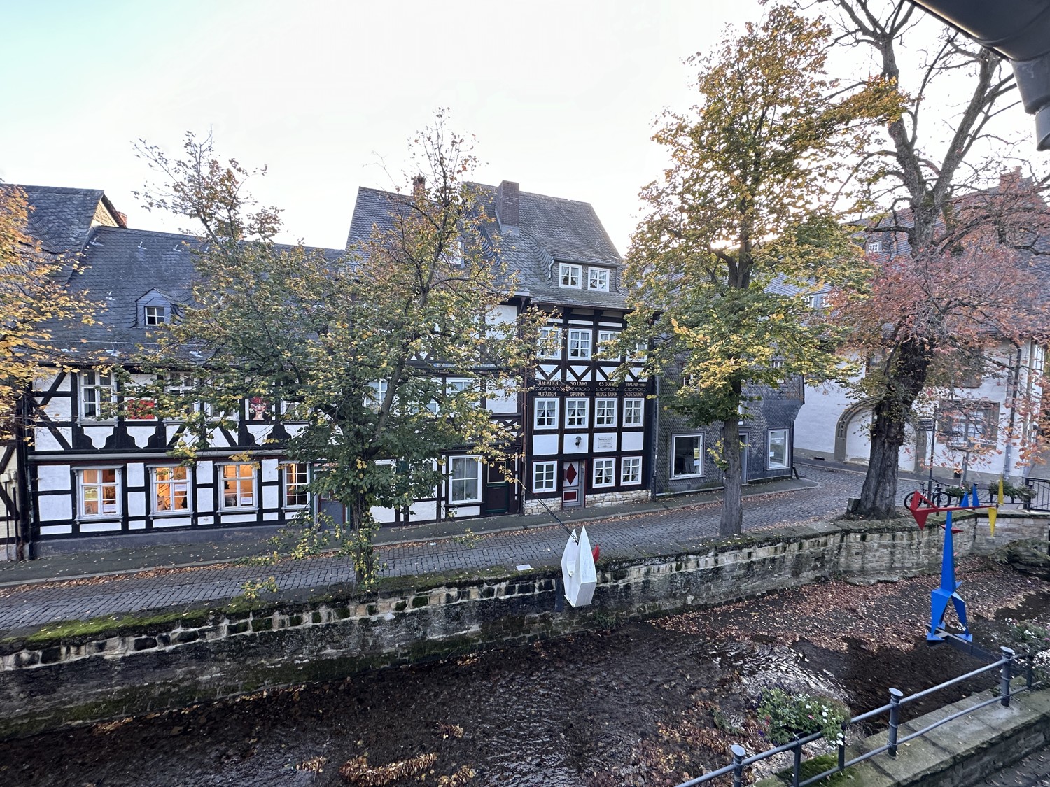 Blick vom Wohnzimmerfenster