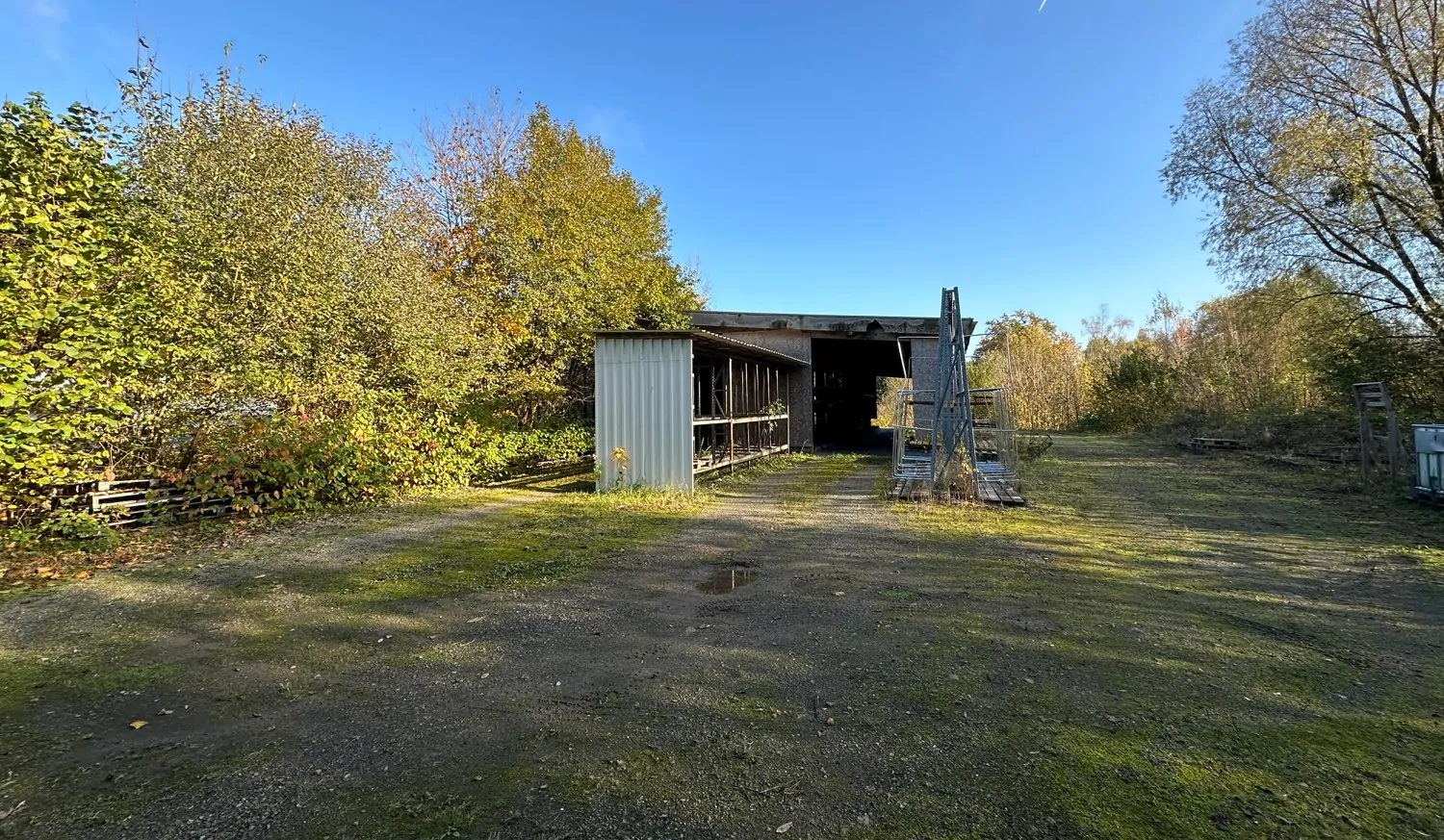 Große Gewerbeeinheit mit Lagerhallen und Verkaufsraum in optimaler Lage