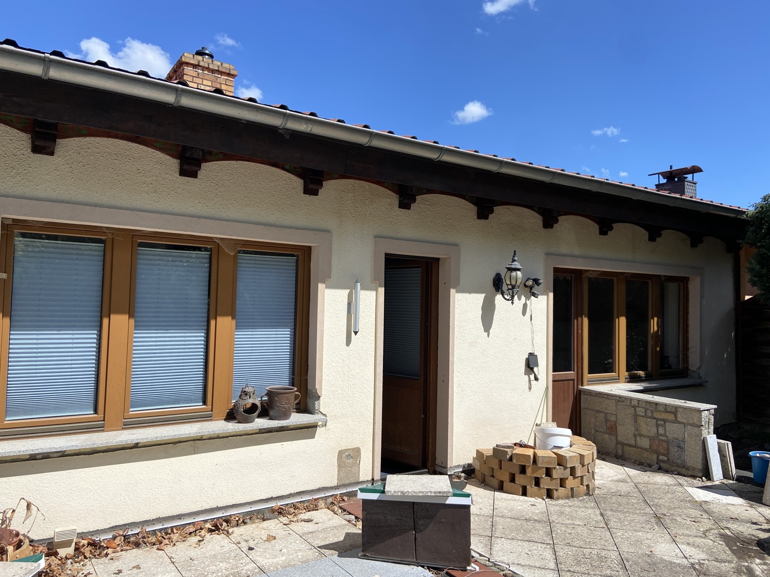 Haus Ansicht Terrasse