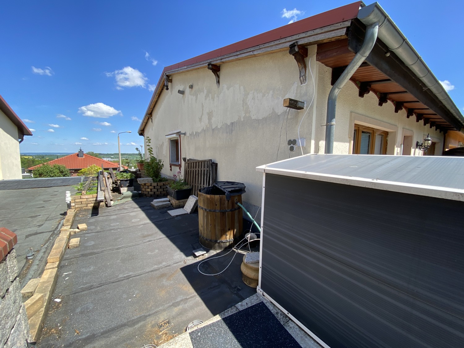 Terrasse Giebelseite