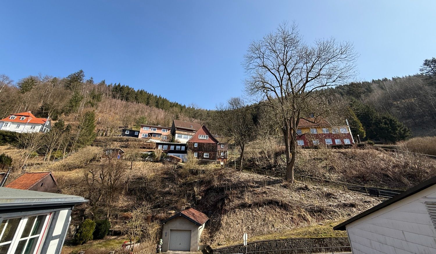 Blick vom Balkom