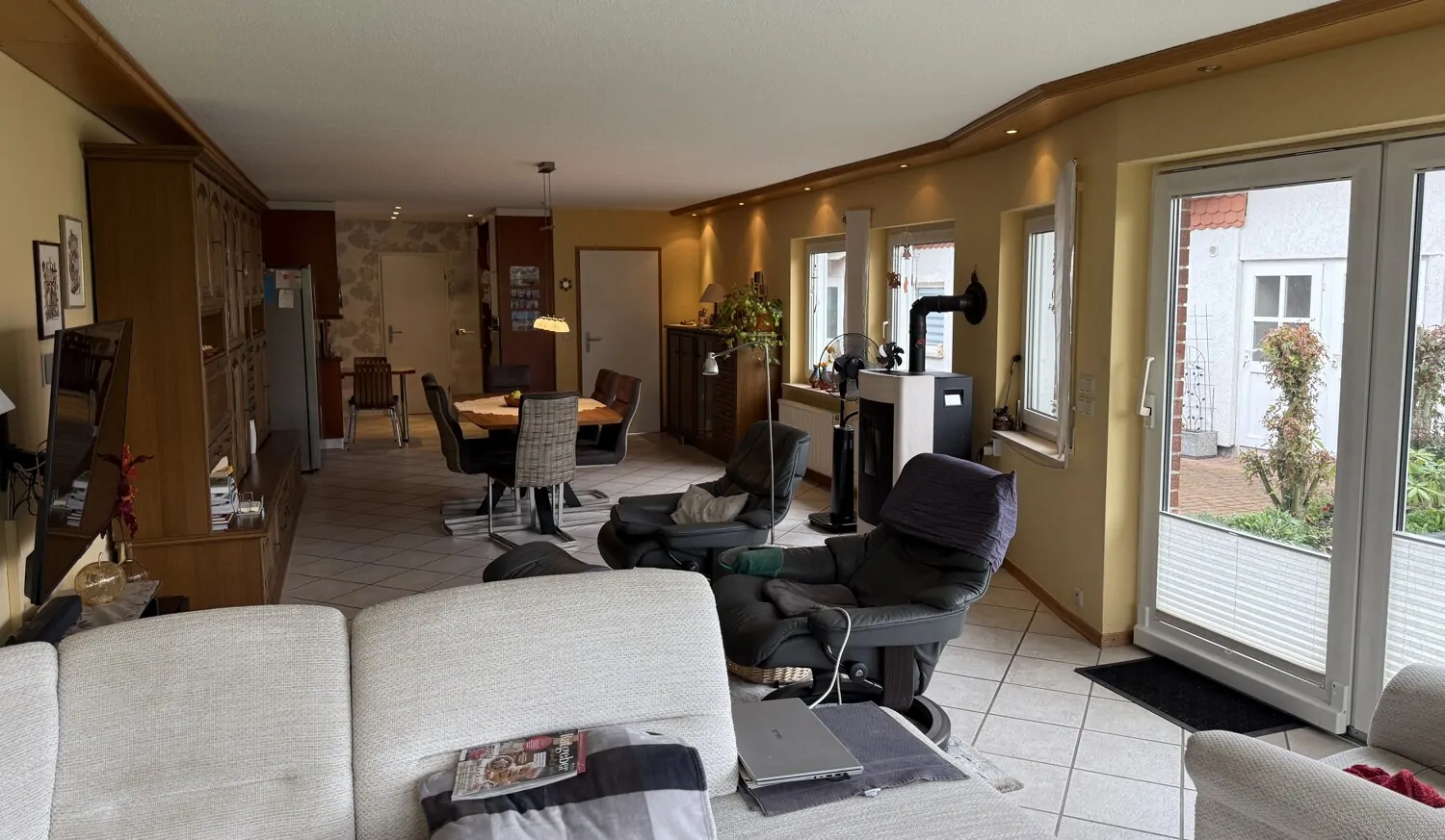 Wohnzimmer im Hinterhaus