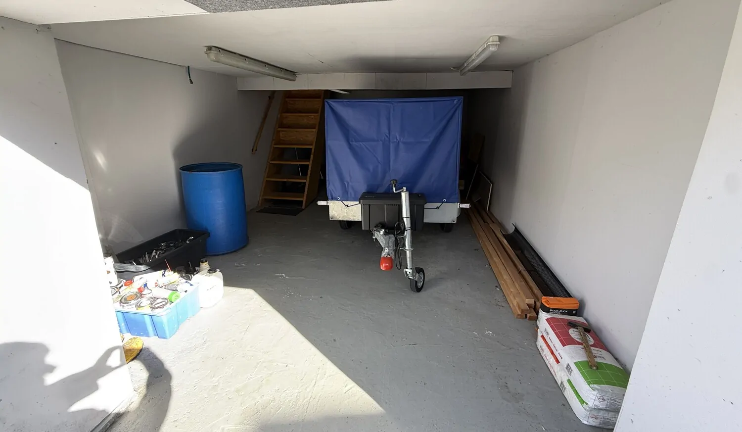 Garage im Schuppen